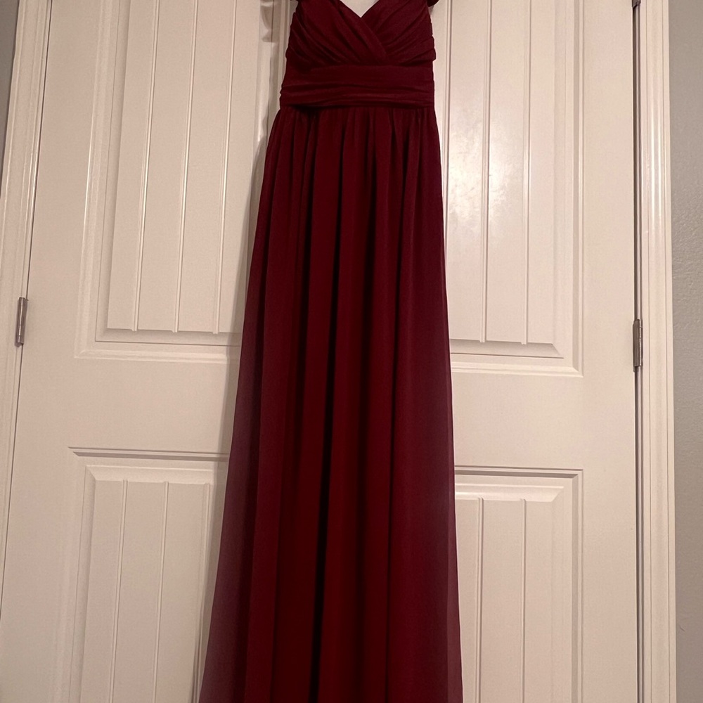 Fashion Nova Burgundy Maxi Dress NWT - Picture 4 of 8